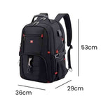 Mochila Notebook 16 polegadas 30L Viagem Antifurto Preta loja urbanno 0008