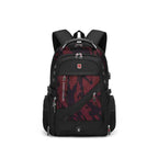 Mochila Notebook 17" Viagem Antifurto Impermeável Vermelho Camuflado da loja urbanno - 0001