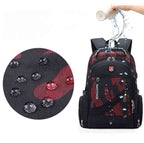 Mochila Notebook 17" Viagem Antifurto Impermeável Vermelho Camuflado da loja urbanno - 0005