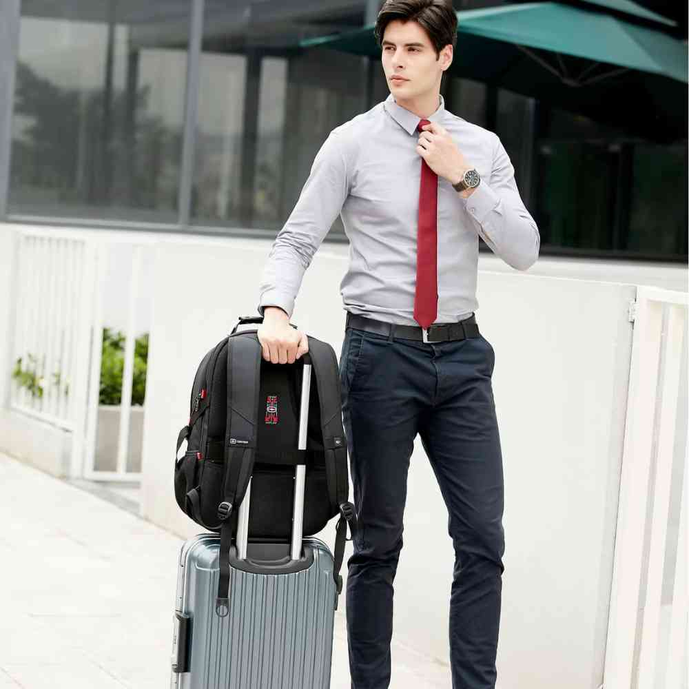 Mochila Notebook 18" 40L Viagem Antifurto Preta da loja urbanno - 0002