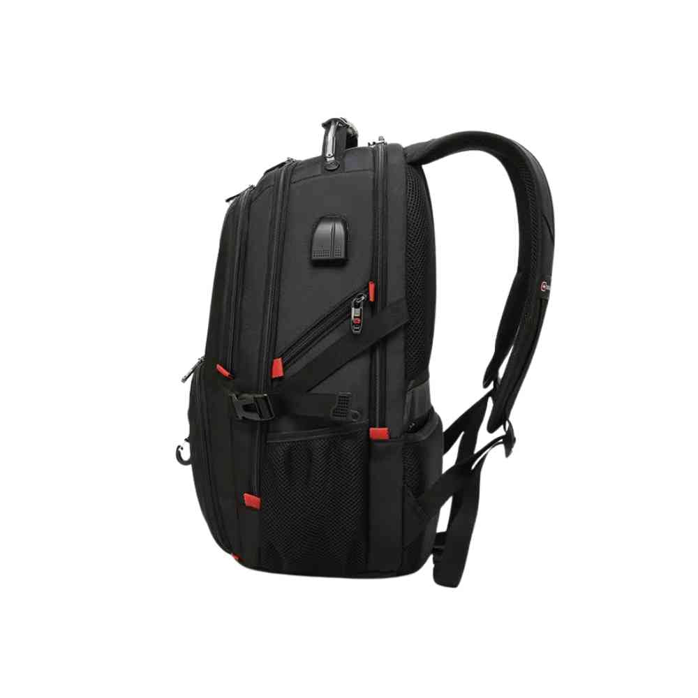 Mochila Notebook 18" 40L Viagem Antifurto Preta da loja urbanno - 0005