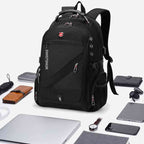 Mochila Notebook 20" Viagem Antifurto Impermeável Preta da loja urbanno 0003