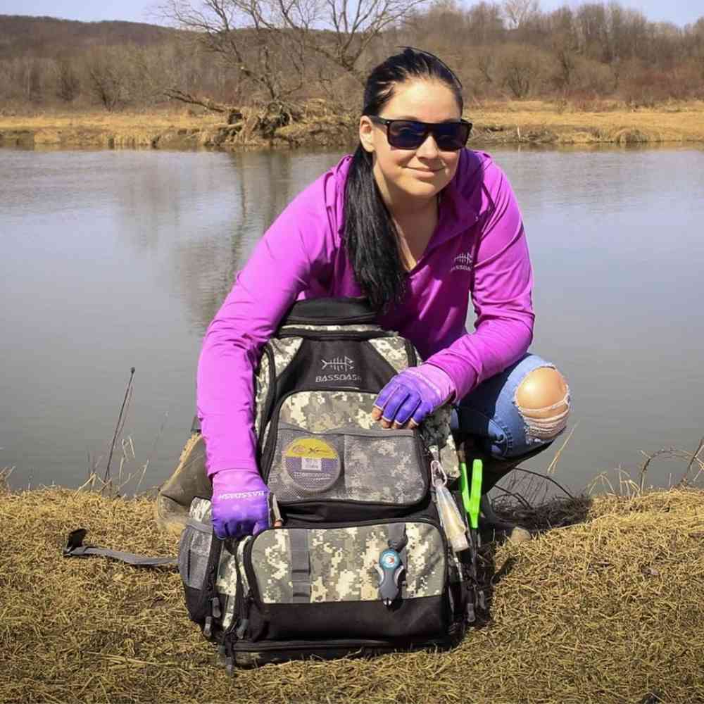 Mochila Pesca Bassdash Multifuncional Tática Impermeável Verde Camuflado da loja urbanno 0002