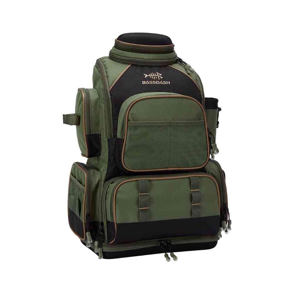 Mochila Pesca Bassdash Multifuncional Tática Impermeável Verde Oliva da loja urbanno - 001