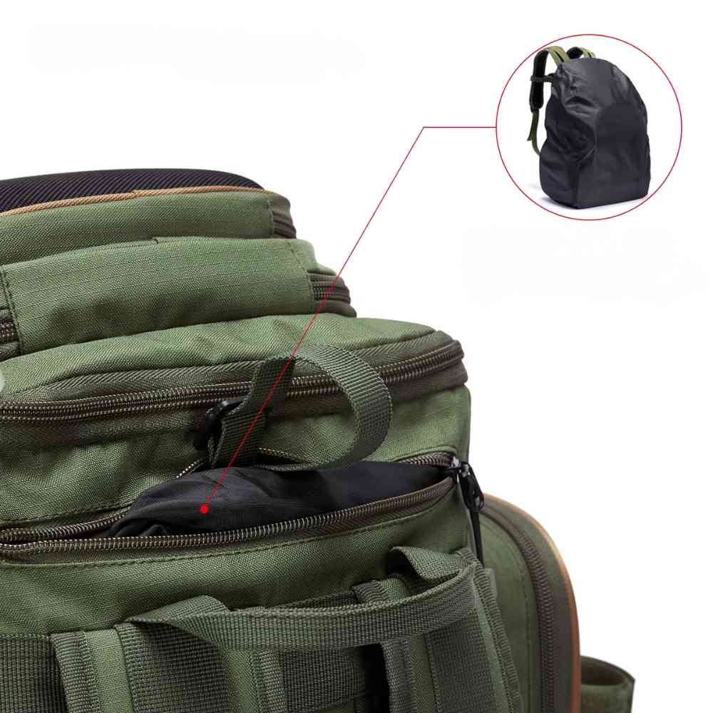 Mochila Pesca Bassdash Multifuncional Tática Impermeável Verde Oliva da loja urbanno - 004