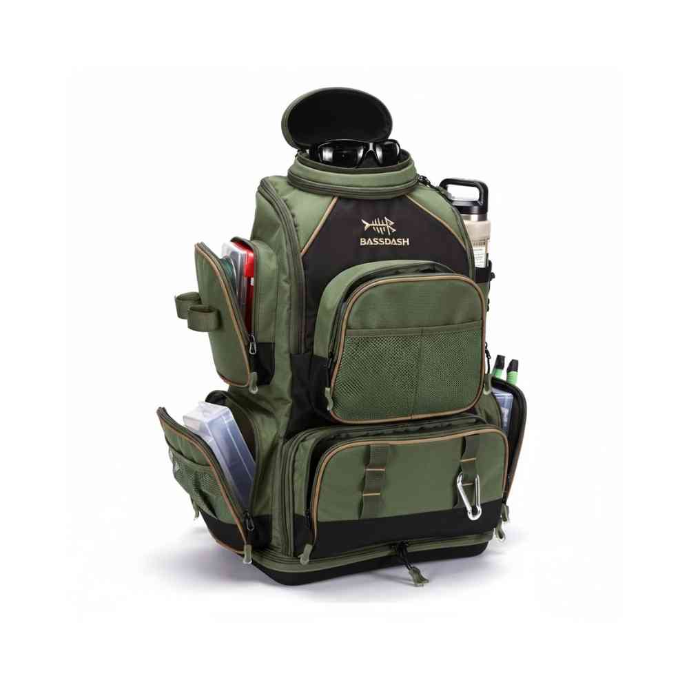 Mochila Pesca Bassdash Multifuncional Tática Impermeável Verde Oliva da loja urbanno - 007