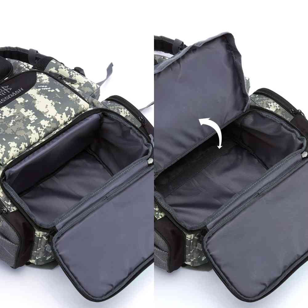 Mochila Pesca Bassdash Multifuncional Tática Leve Impermeável Camuflagem Digital Cinza da loja urbanno - 0007