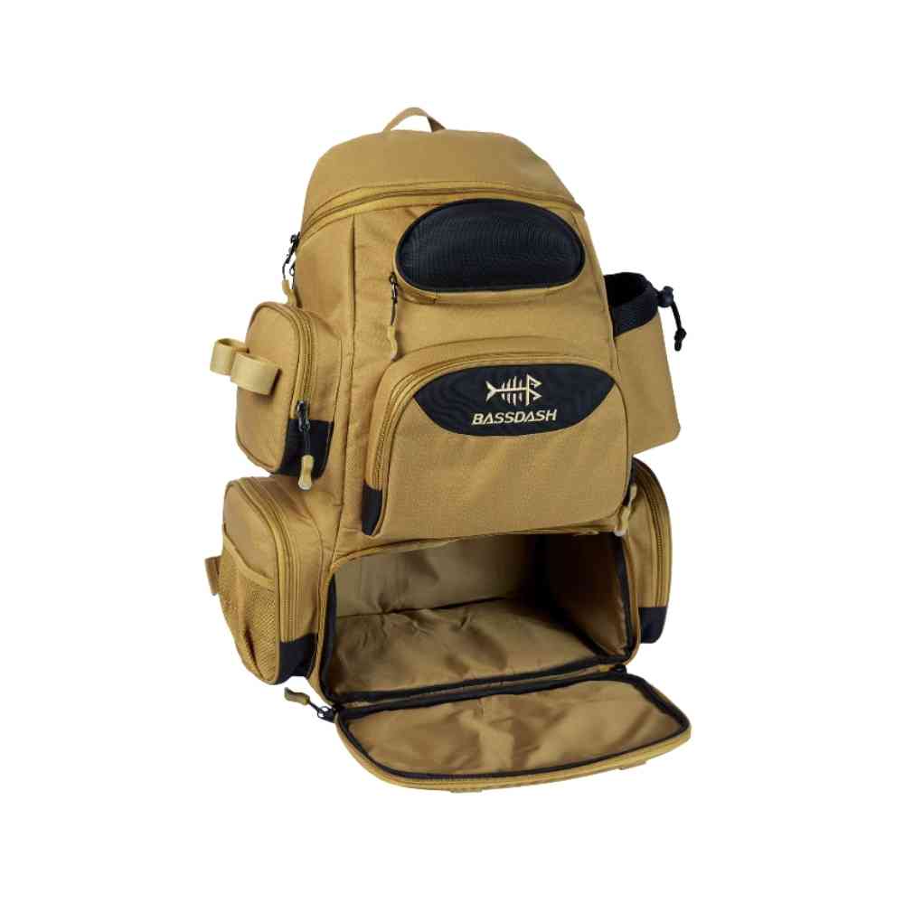 Mochila Pesca Bassdash Multifuncional Tática Leve Impermeável Khaki da loja urbanno - 001