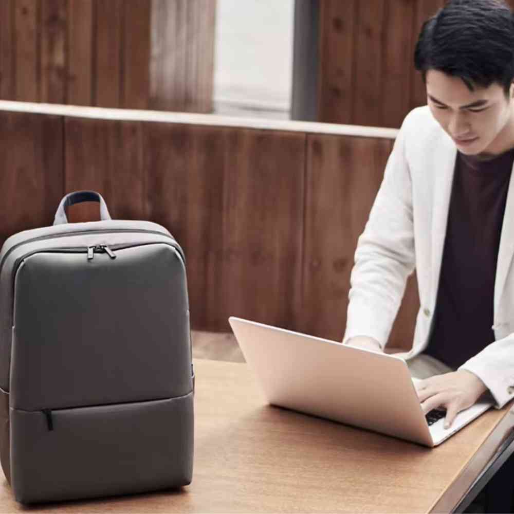 Mochila Preta Xiaomi Negócios Notebook 15.6" Minimalista Impermeável da loja urbanno 00002