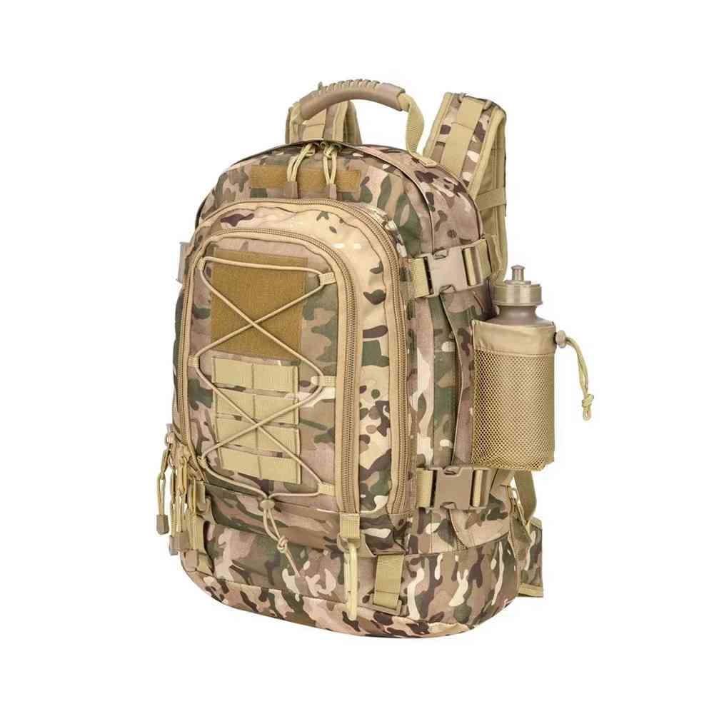 Mochila Tática Expansível 40 a 65L Militar Viagem Impermeável Camuflado Multicam da loja urbanno 0001