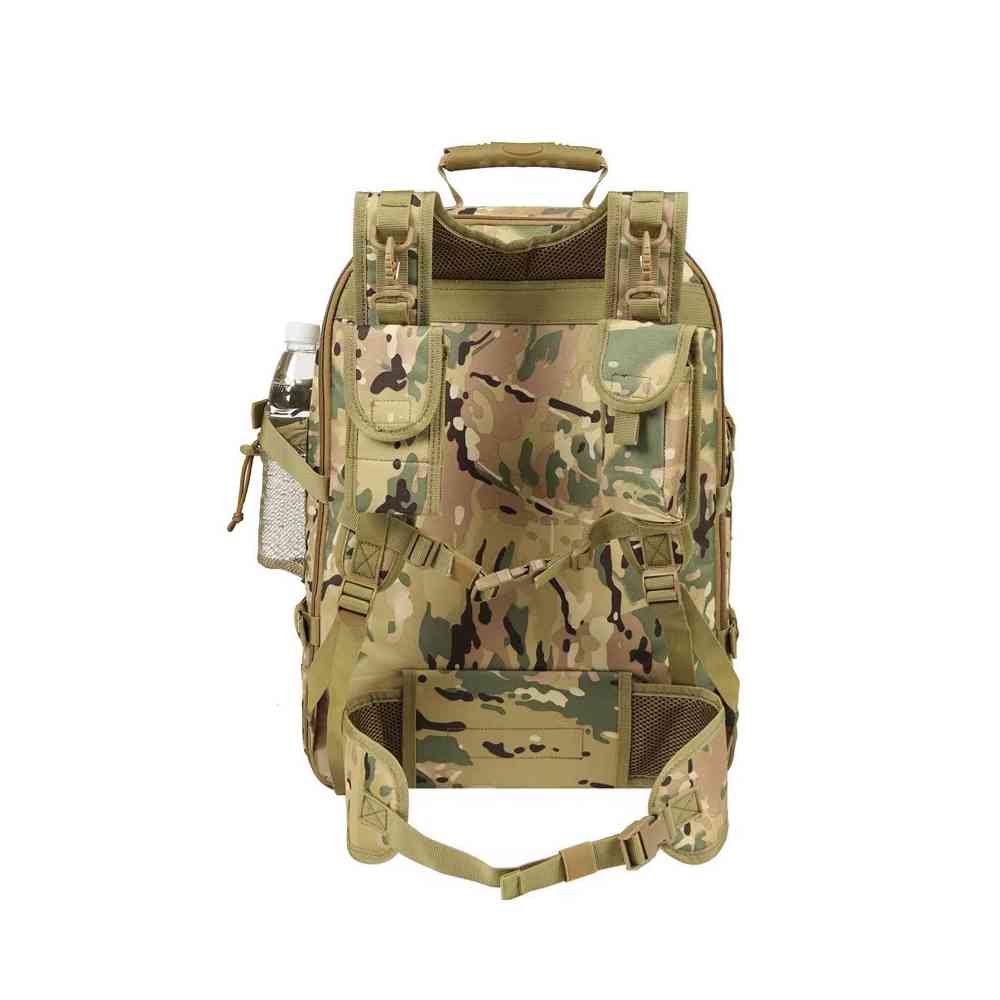 Mochila Tática Expansível 40 a 65L Militar Viagem Impermeável Camuflado Multicam da loja urbanno 0005