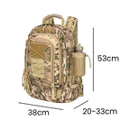 Mochila Tática Expansível 40 a 65L Militar Viagem Impermeável Camuflado Multicam da loja urbanno 0007