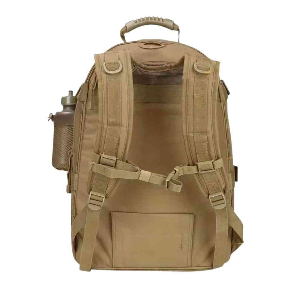 Mochila Tática Expansível 40 a 65L Militar Viagem Impermeável Khaki da loja urbanno 0006