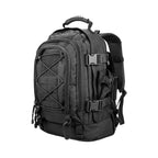 Mochila Tática Expansível 40 a 65L Militar Viagem Impermeável Preta da loja urbanno 0001