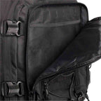 Mochila Tática Expansível 40 a 65L Militar Viagem Impermeável Preta da loja urbanno 0006