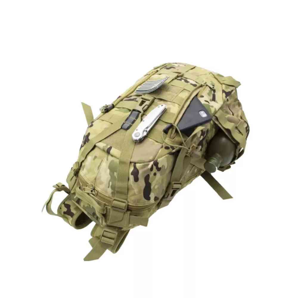 Mochila Tática Militar 40L Camping Viagem Aventura Camuflagem MultiCam da loja urbanno 0003