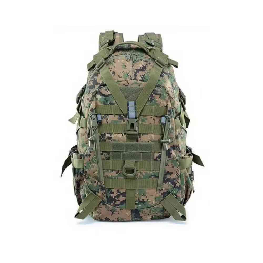Mochila Tática Militar 40L Camping Viagem Aventura Camuflagem Verde da loja urbanno 0001