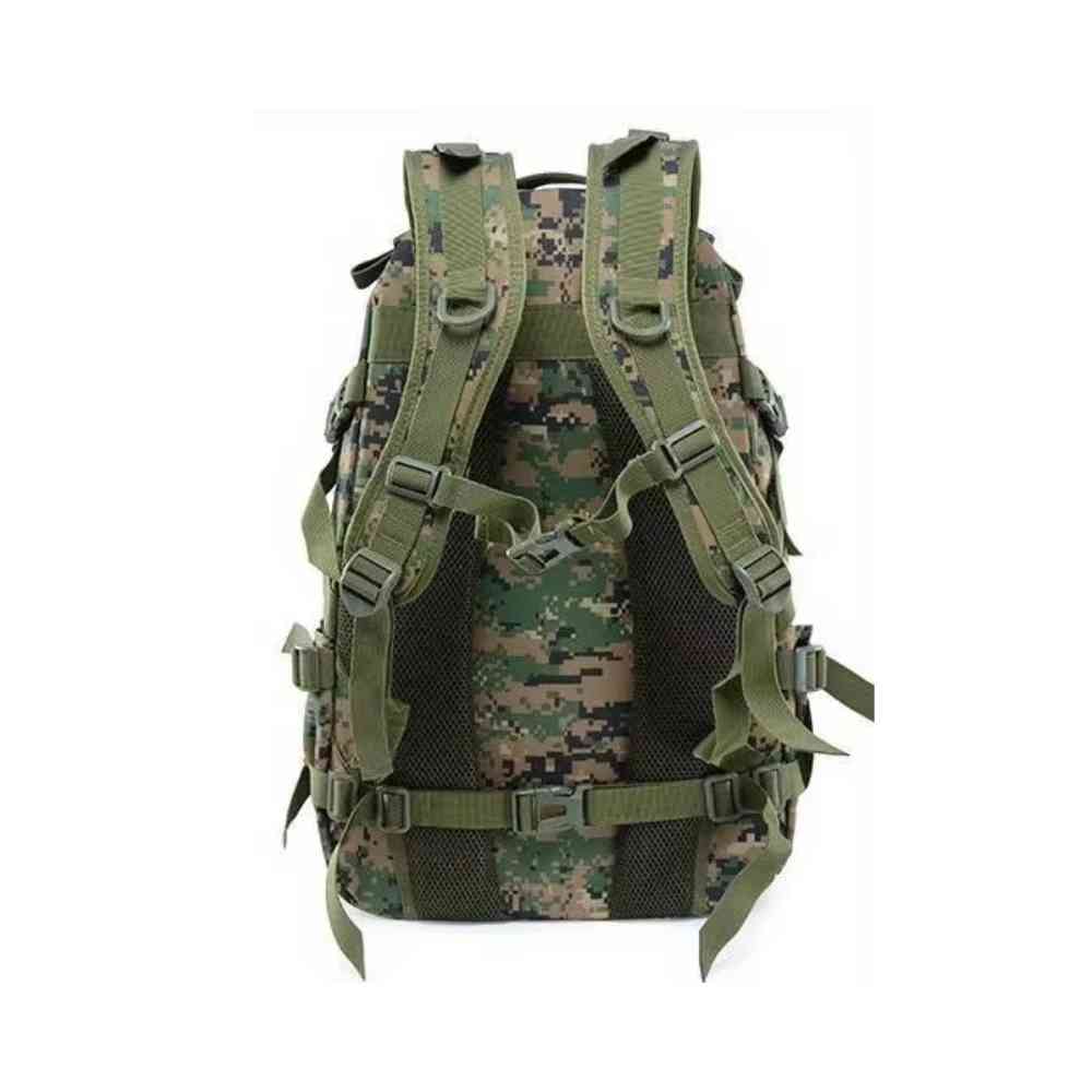 Mochila Tática Militar 40L Camping Viagem Aventura Camuflagem Verde da loja urbanno 0003