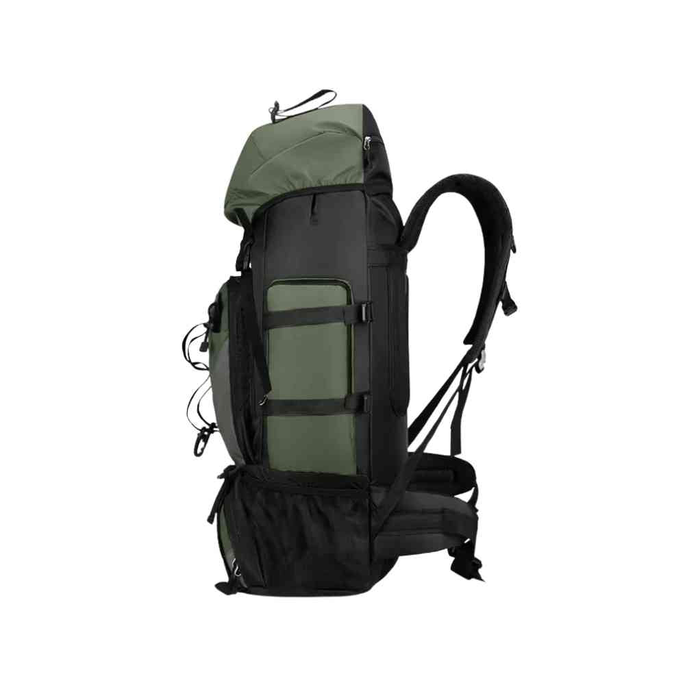 Mochila Viagem Cargueira 90L Aventureira Impermeável Verde da loja urbanno 0005