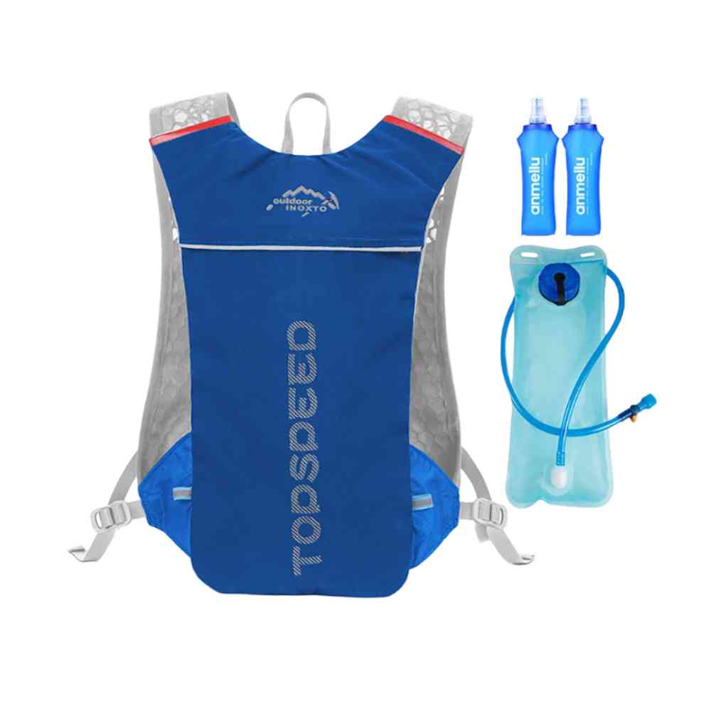 Mochila de Hidratação 5L Ultraleve para Corrida e Ciclismo Azul da loja urbanno 0003