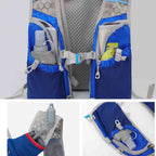 Mochila de Hidratação 5L Ultraleve para Corrida e Ciclismo Azul da loja urbanno 0004