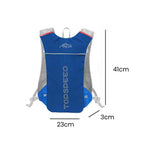 Mochila de Hidratação 5L Ultraleve para Corrida e Ciclismo Azul da loja urbanno 0006