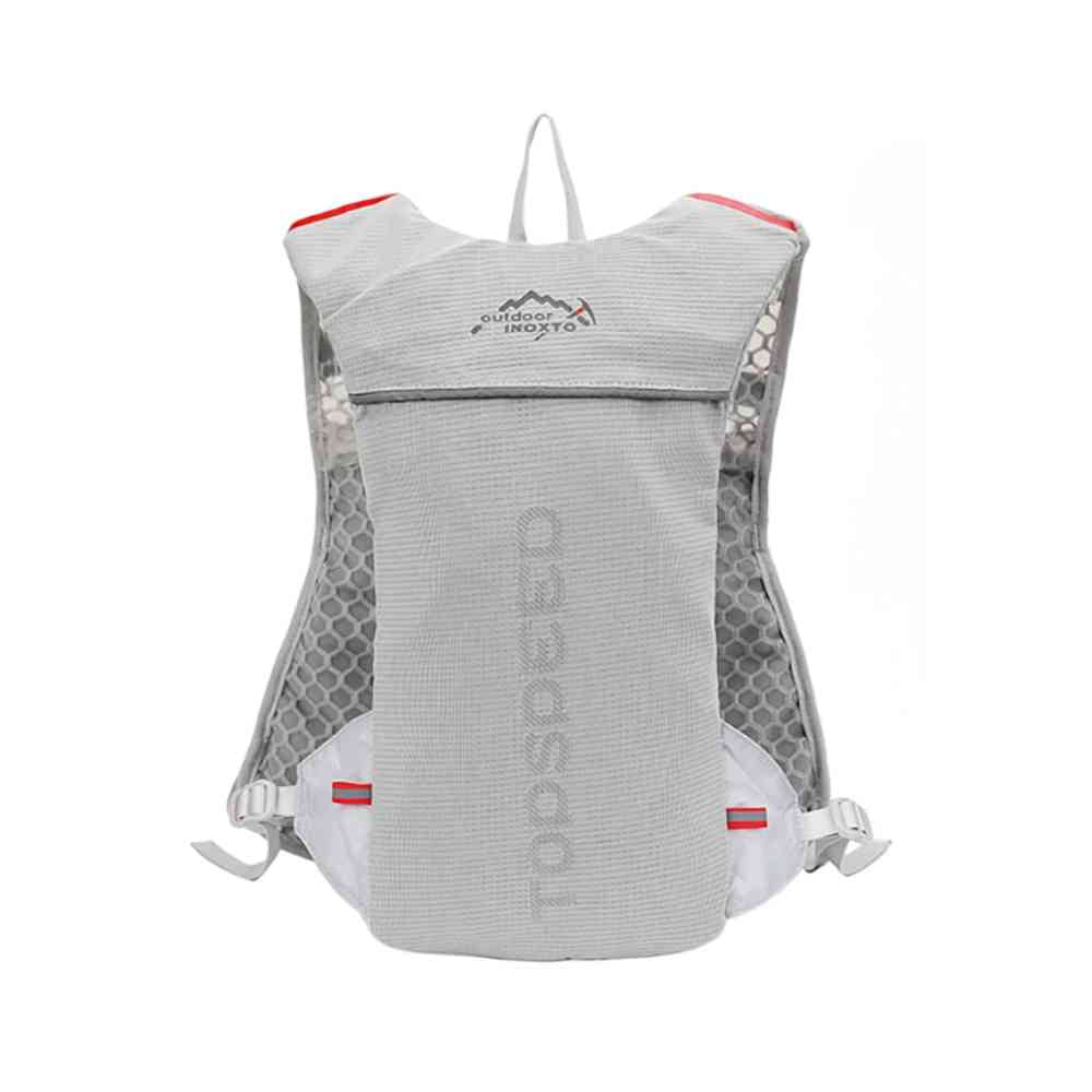 Mochila de Hidratação 5L Ultraleve para Corrida e Ciclismo Cinza da loja urbanno 0001