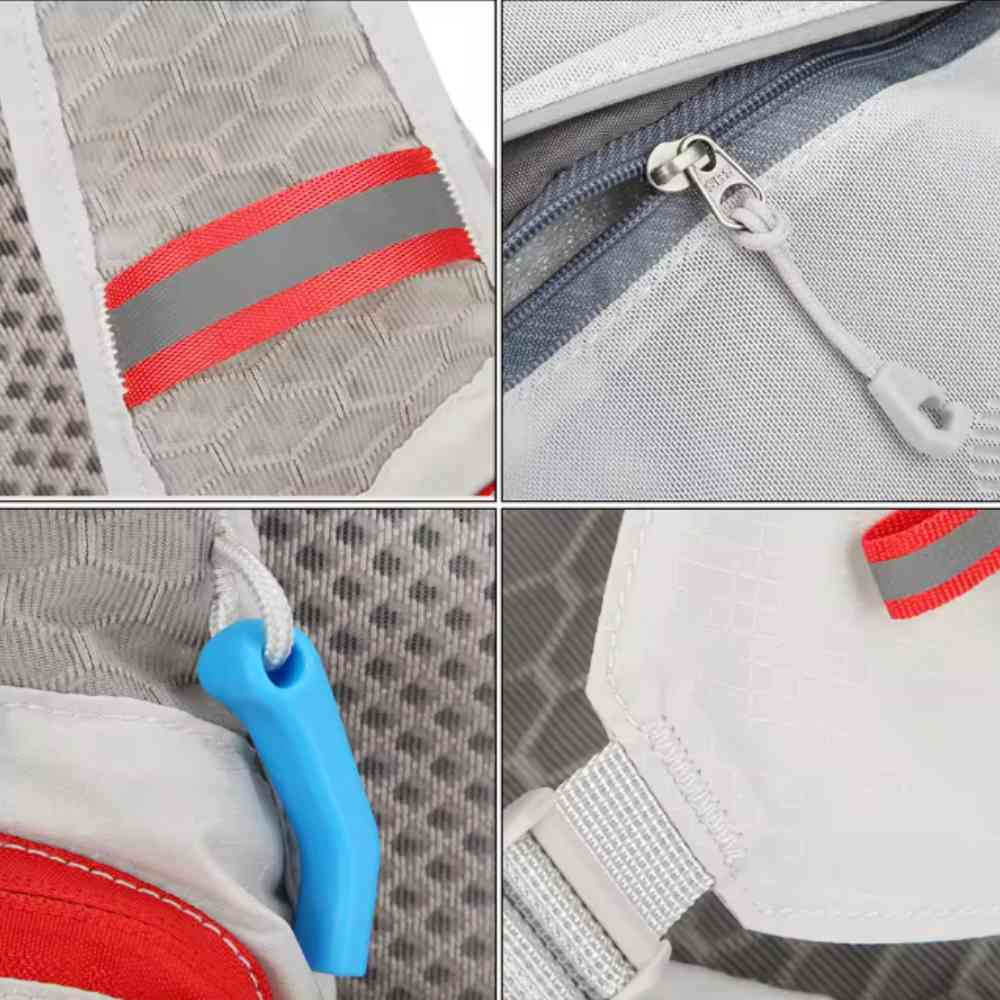 Mochila de Hidratação 5L Ultraleve para Corrida e Ciclismo Cinza da loja urbanno 0004