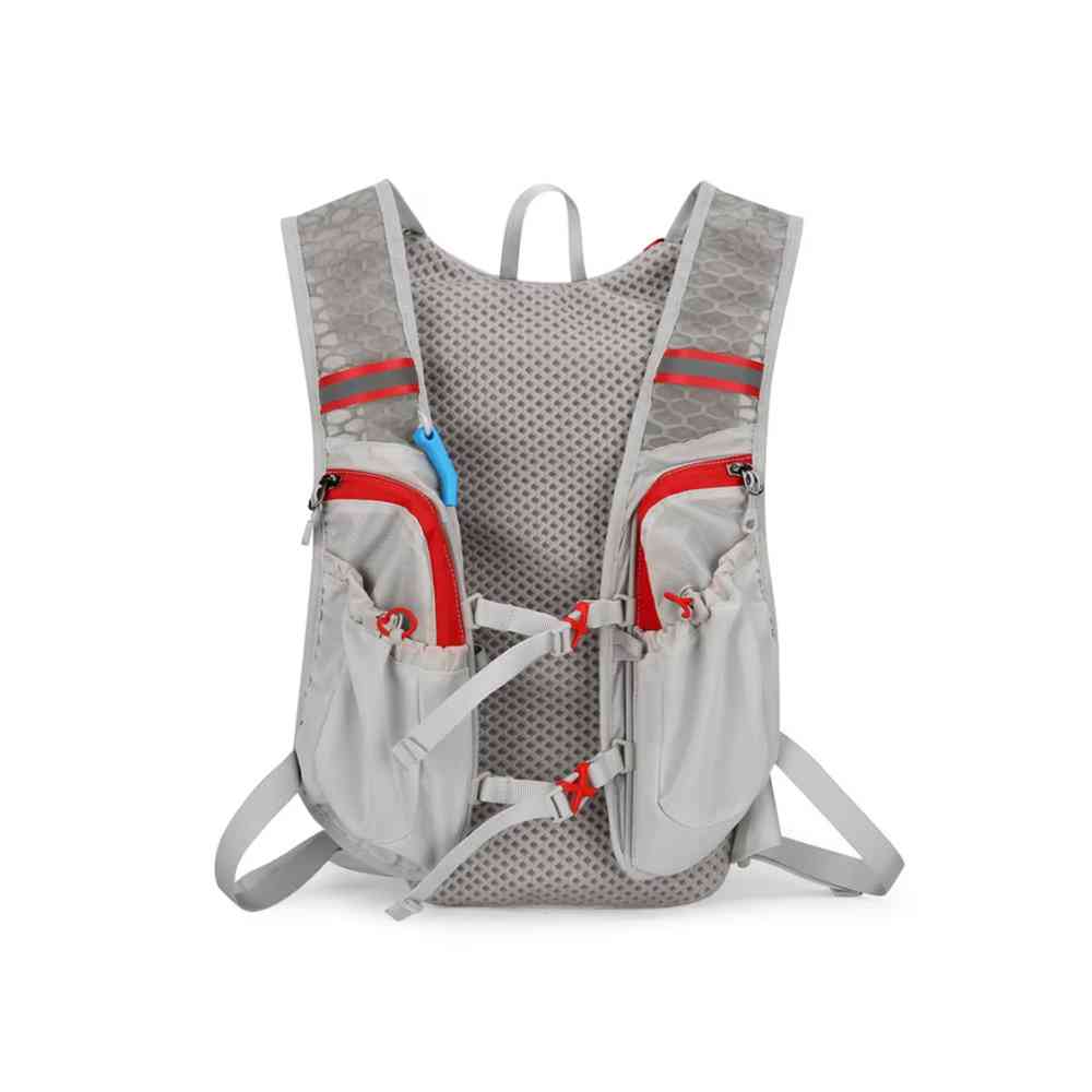 Mochila de Hidratação 5L Ultraleve para Corrida e Ciclismo Cinza da loja urbanno 0005
