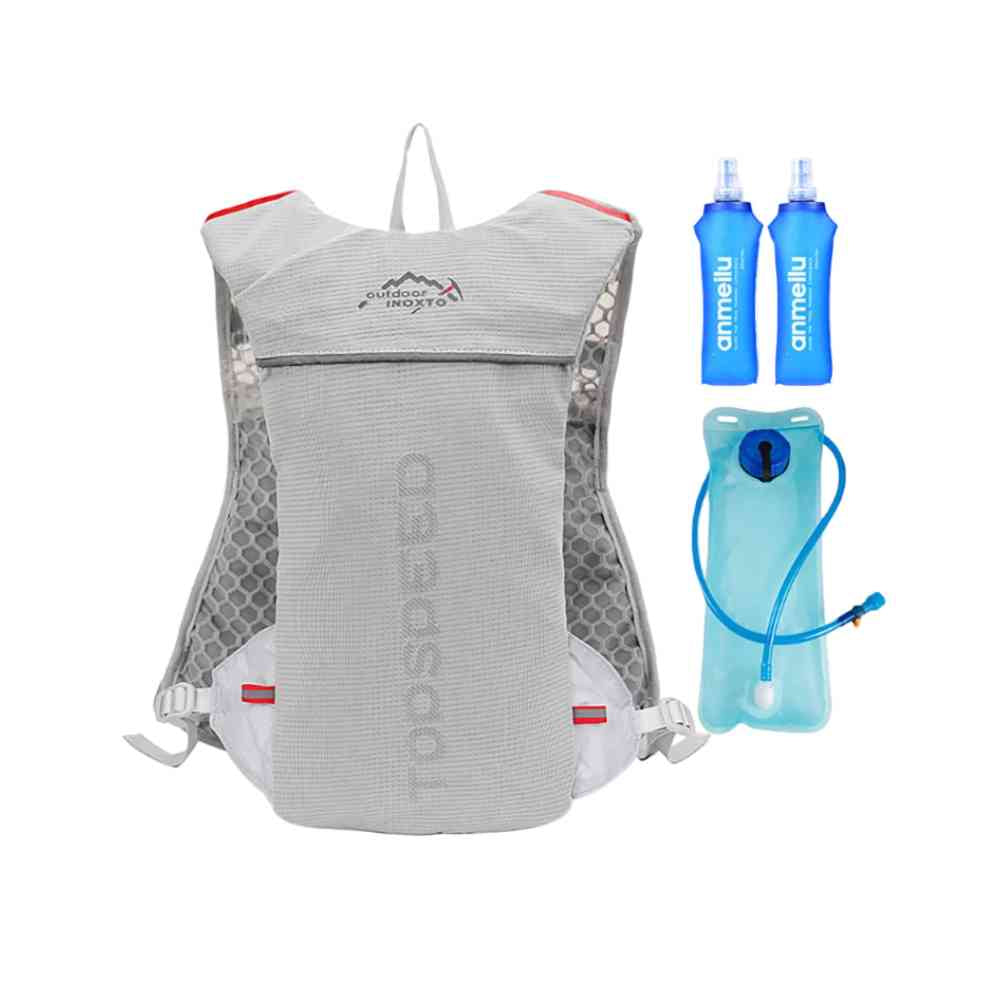 Mochila de Hidratação 5L Ultraleve para Corrida e Ciclismo Cinza da loja urbanno 0007