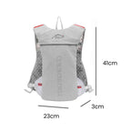 Mochila de Hidratação 5L Ultraleve para Corrida e Ciclismo Cinza da loja urbanno 0009