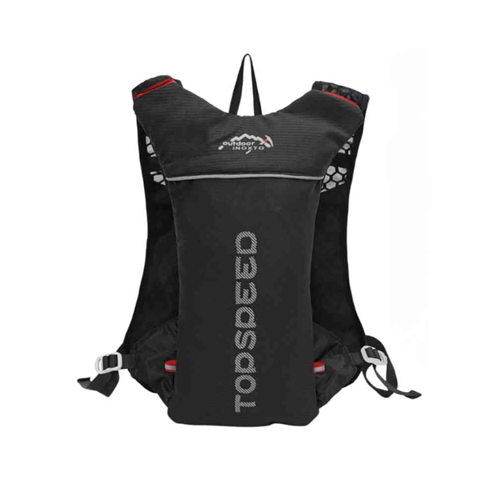 Mochila de Hidratação 5L Ultraleve para Corrida e Ciclismo Preta da loja urbanno 0001