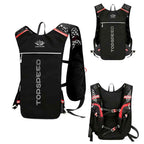Mochila de Hidratação 5L Ultraleve para Corrida e Ciclismo Preta da loja urbanno 0005