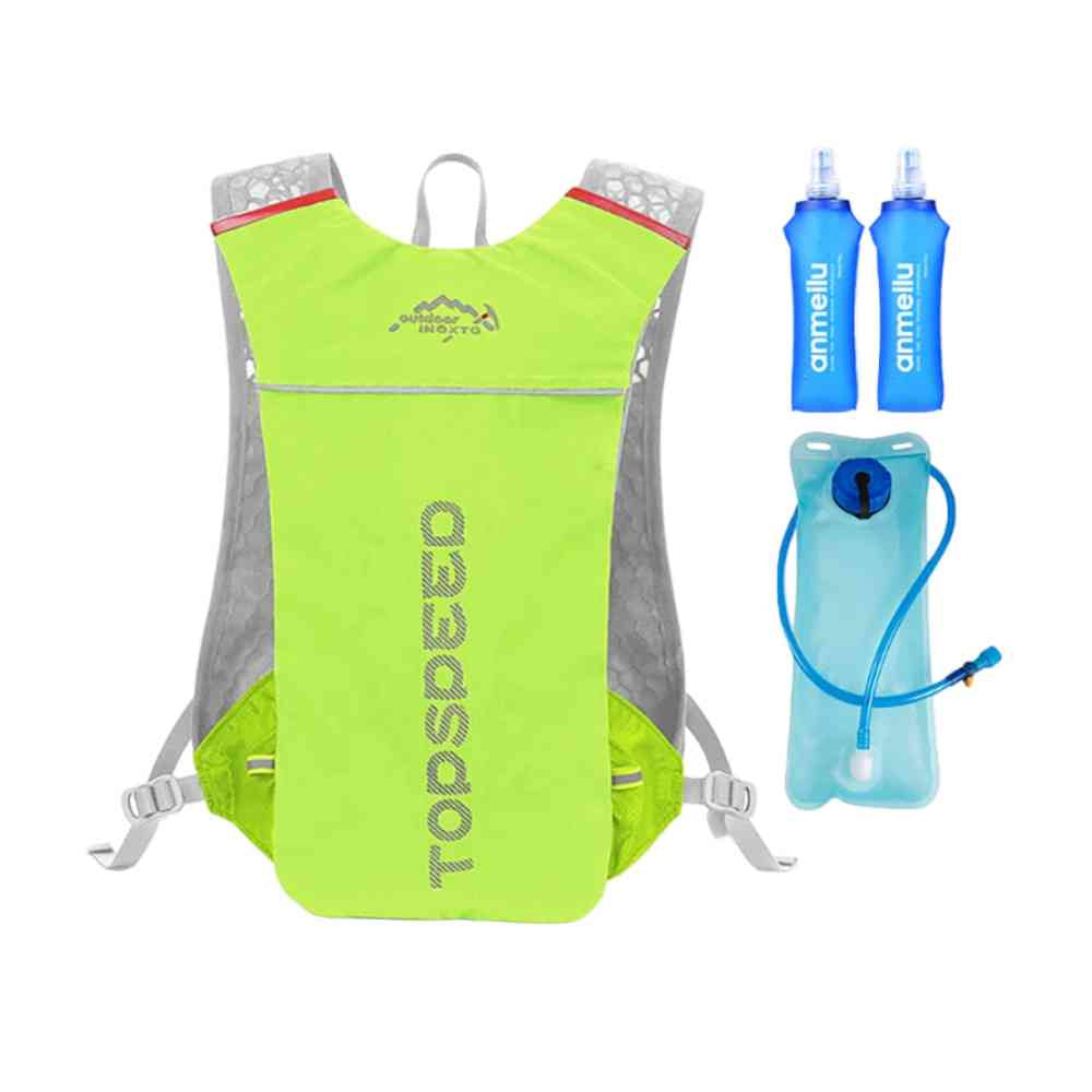 Mochila de Hidratação 5L Ultraleve para Corrida e Ciclismo Verde Limão da loja urbanno 00003