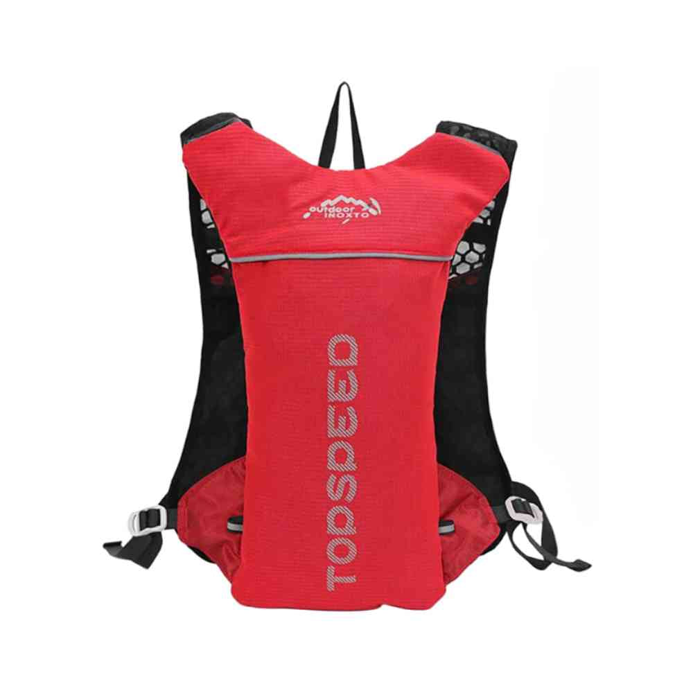 Mochila de Hidratação 5L Ultraleve para Corrida e Ciclismo Vermelha da loja urbanno 0001