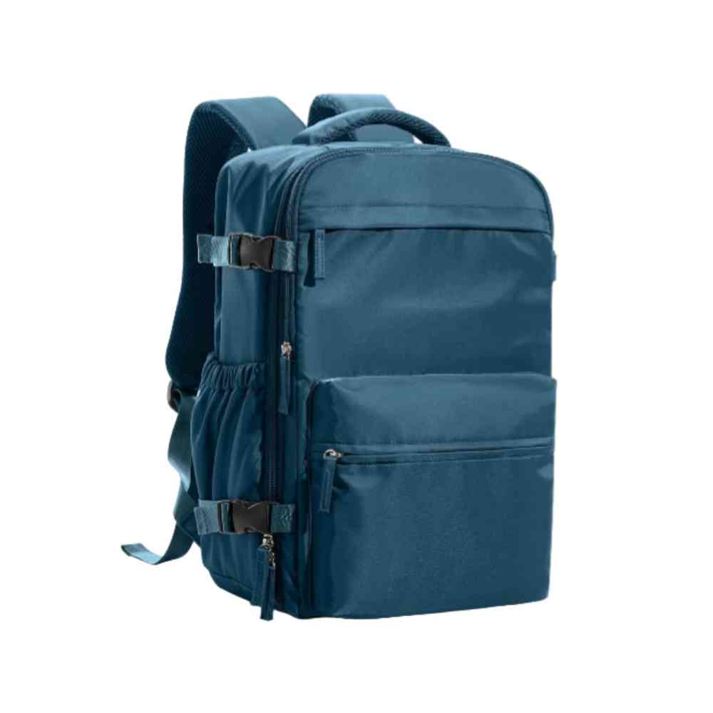 Mochila de Viagem Azul com Compressão a Vácuo para Notebook 15.6 polegadas da loja urbanno 0001
