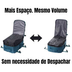 Mochila de Viagem Azul com Compressão a Vácuo para Notebook 15.6 polegadas da loja urbanno 0003