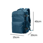 Mochila de Viagem Azul com Compressão a Vácuo para Notebook 15.6 polegadas da loja urbanno 0004