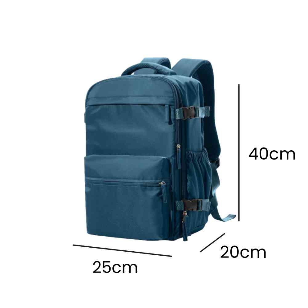 Mochila de Viagem Azul com Compressão a Vácuo para Notebook 15.6 polegadas da loja urbanno 0004