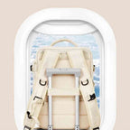 Mochila de Viagem Bege com Compressão a Vácuo para Notebook 15.6 da loja urbanno 0004