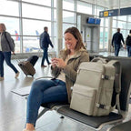 Mochila de Viagem Khaki com Compressão a Vácuo para Notebook 15.6 polegadas da loja urbanno 0002