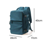 Mochila de Viagem Notebook 15.6" Impermeável Executiva Azul da loja urbanno 00005