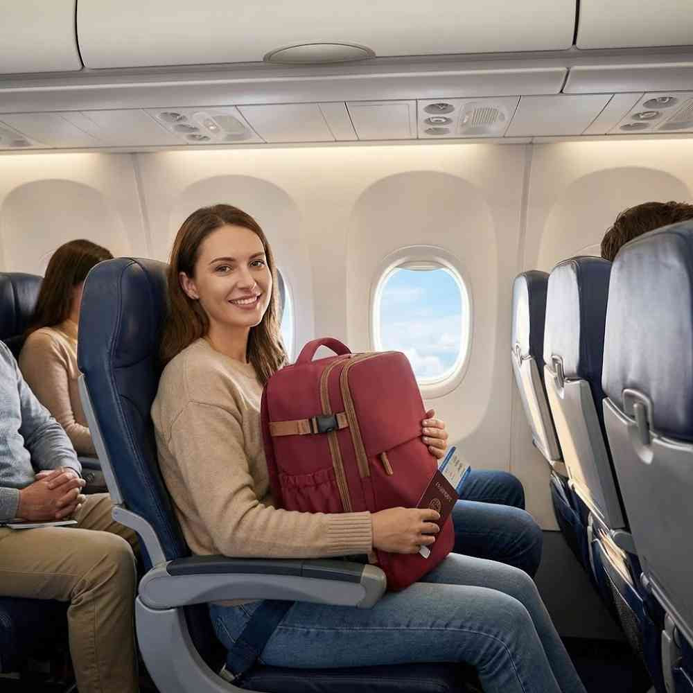 Mochila de Viagem Notebook 15.6" Impermeável Executiva Vermelha da loja urbanno 0002