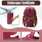 Mochila de Viagem Notebook 15.6" Impermeável Executiva Vermelha da loja urbanno 0005