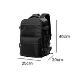 Mochila de Viagem Preta com Compressão a Vácuo para Notebook 15.6 polegadas da loja urbanno 0006