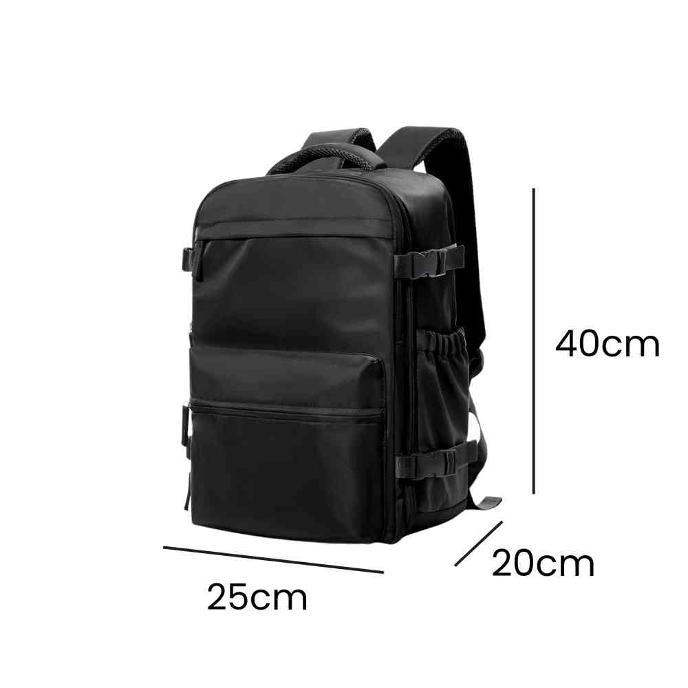 Mochila de Viagem Preta com Compressão a Vácuo para Notebook 15.6 polegadas da loja urbanno 0006