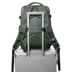 Mochila de Viagem Verde com Compressão a Vácuo para Notebook 15.6 polegadas da loja urbanno 0003