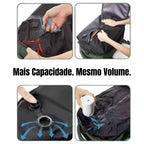 Mochila de Viagem Verde com Compressão a Vácuo para Notebook 15.6 polegadas da loja urbanno 0004