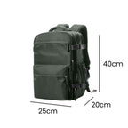 Mochila de Viagem Verde com Compressão a Vácuo para Notebook 15.6 polegadas da loja urbanno 0006