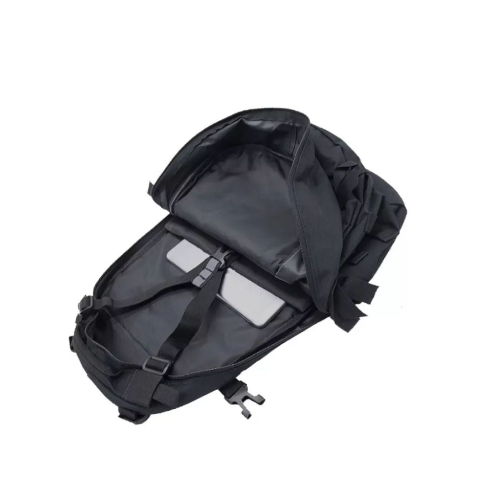 Mochila Tática Militar 40L Camping Viagem Aventura Preta - loja urbanno - 0008